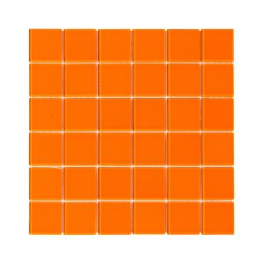 Crystal Glass Mosaic Tangerine
