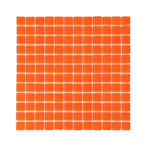 Crystal Glass Mosaic Tangerine