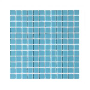 Crystal Glass Mosaic Baby Blue
