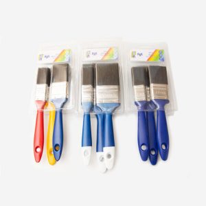 3 Piece Paint Brush Set Blue