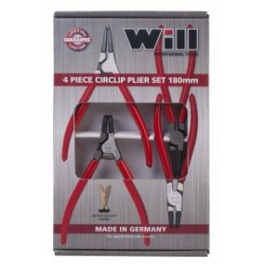 4 Piece Circlip Plier set 180mm