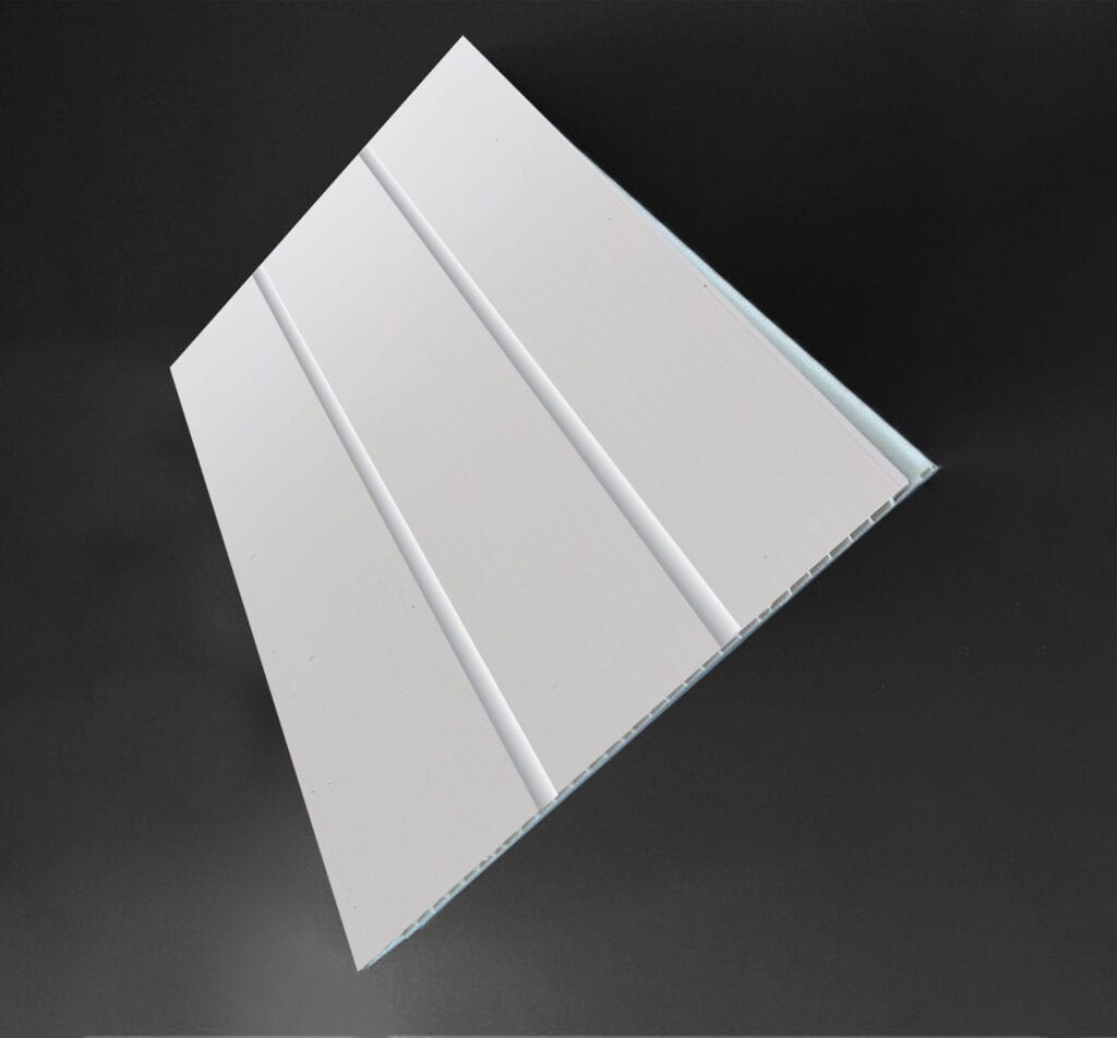 White Matt Groove PVC Ceiling White Matt Groove PVC Ceiling